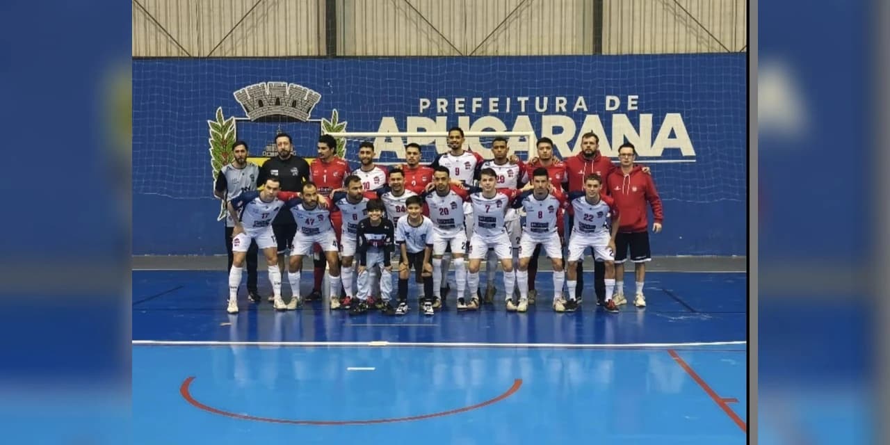 Apucarana Futsal próximo adversário do Prude Futsal goleou a ABL/Campo Mourão por 7 a 1