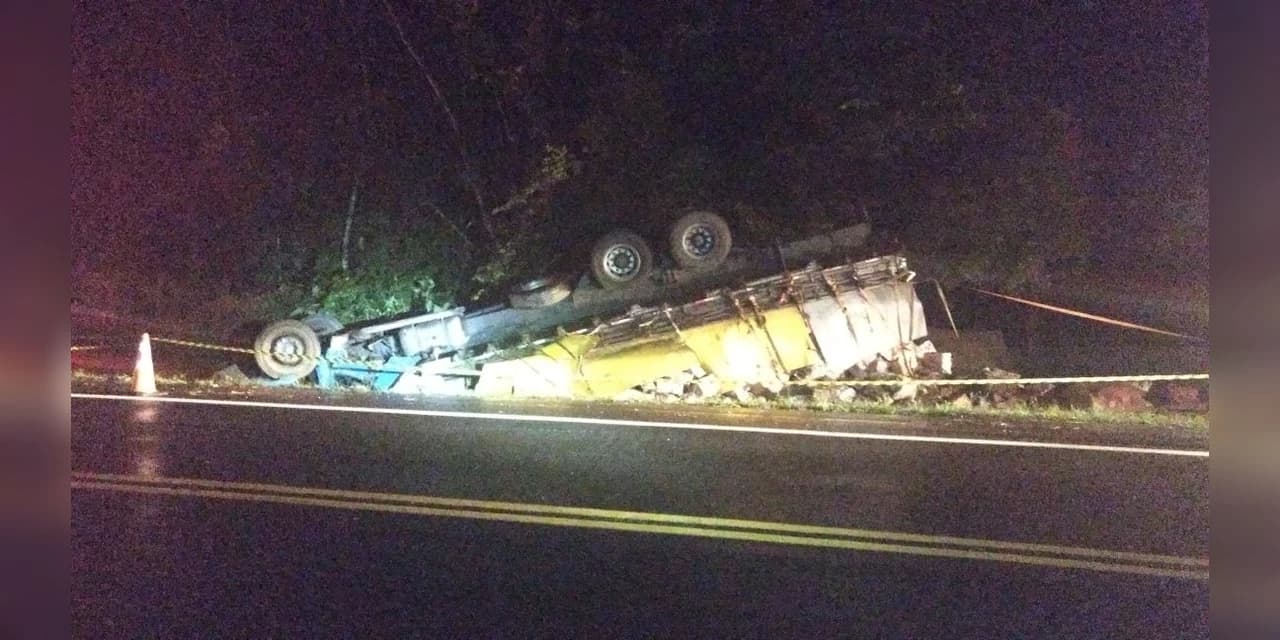 Motorista  morre em grave acidente na BR 277 em Prudentópolis