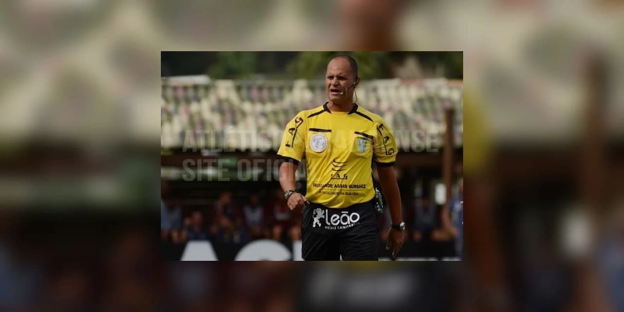 ARBITRAGEM DEFINIDA PARA PRUDENTÓPOLIS X ATLÉTICO PARANAENSE