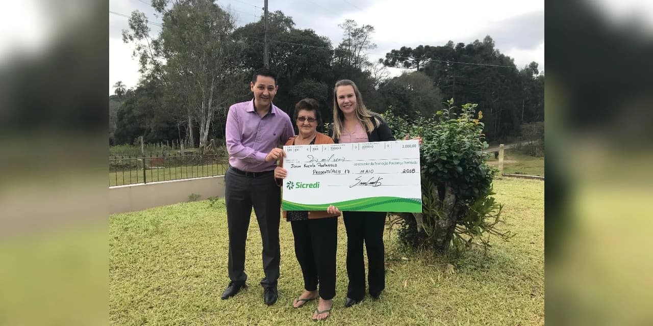 Seis associados da região já foram premiados na campanha da Poupança Premiada do Sicredi