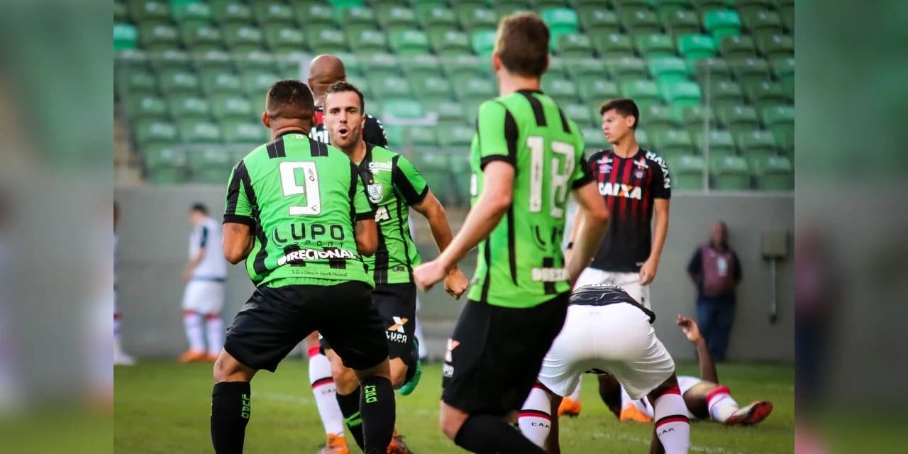 Atlético sai na frente, cede virada ao América-MG e volta a perder no Brasileirão