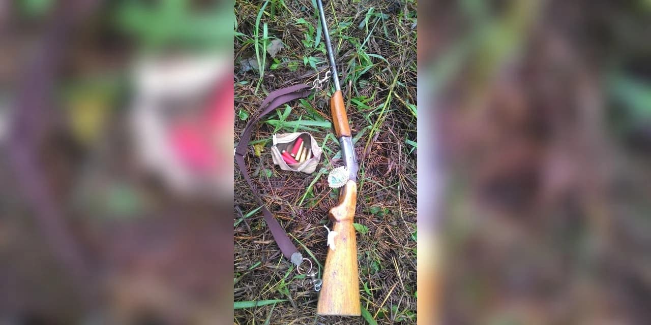 Policia Ambiental prende homem com  arma de fogo no interior de Prudentópolis
