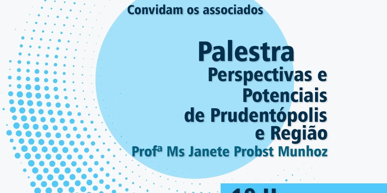 FGP promove palestra ‘Perspectivas e potenciais de Prudentópolis e região