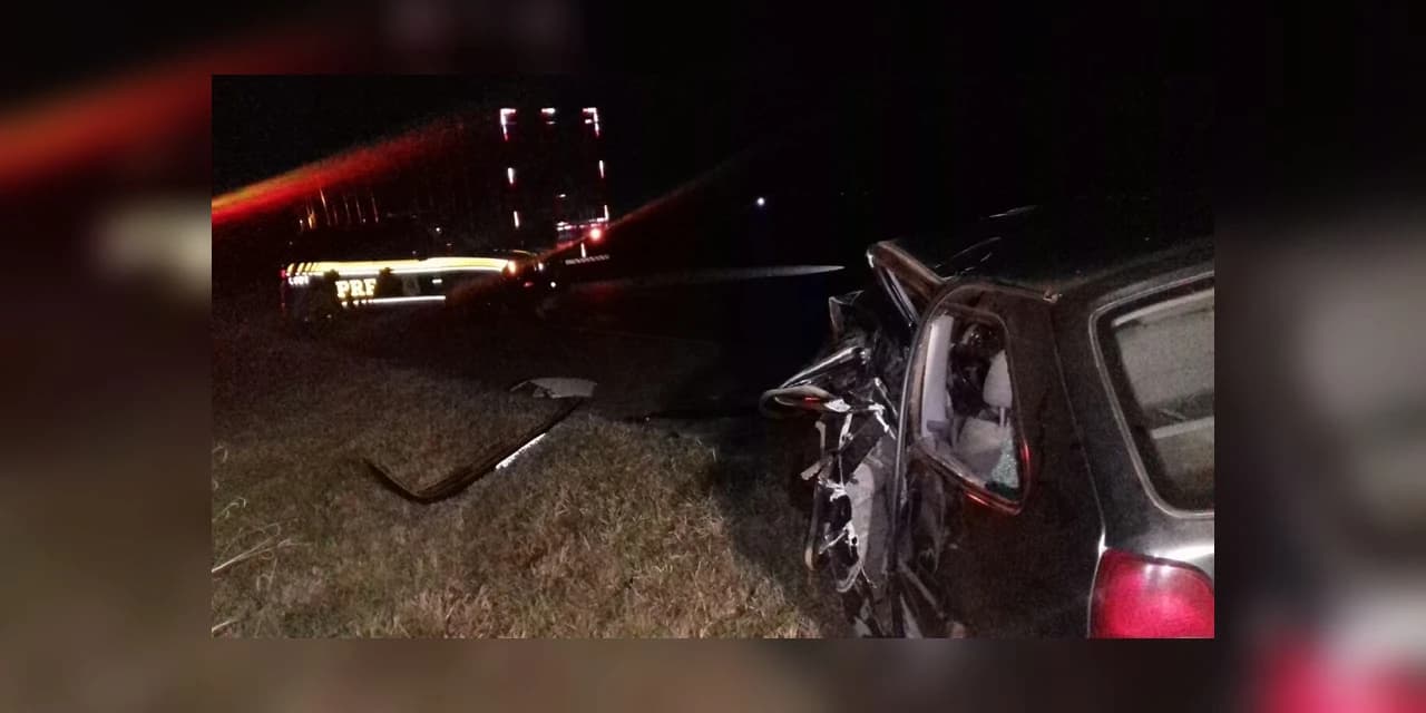 Homem que dirigia carro com placas de Guamiranga morre em acidente em Tibagi