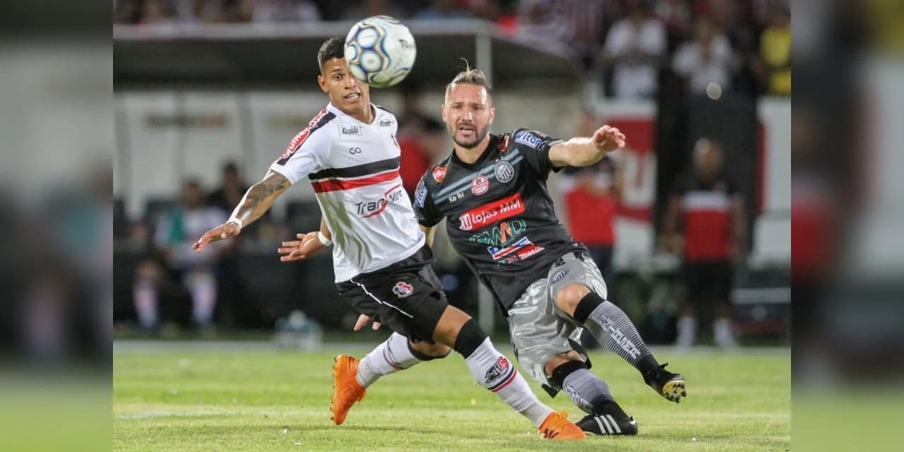 Operário perde para o Santa Cruz no jogo de ida das quartas de final da Série C