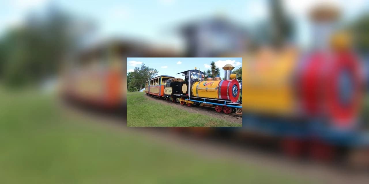 Trenzinho do Parque Aquático de Irati será reinaugurado na Festa do Pêssego