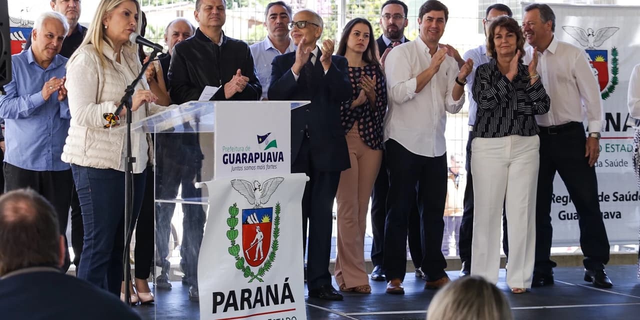 Governadora inaugura Centro de Especialidades em Guarapuava