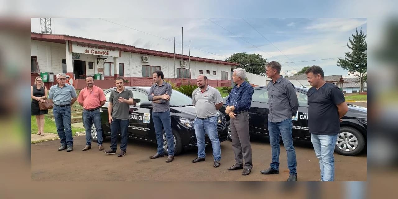 Aliel entrega veículos para a Secretaria de Saúde em Candói