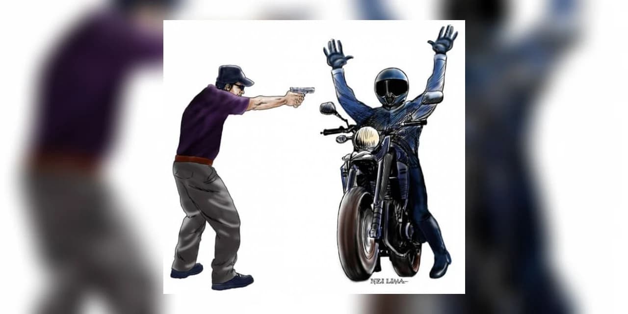 Moto boy é ferido com disparo de arma de fogo após sofrer assalto em Prudentópolis