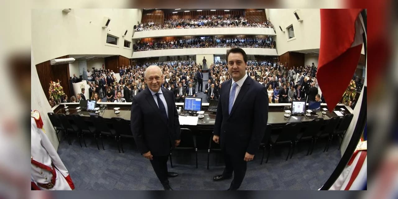 Traiano empossa deputados e é reeleito presidente da Assembleia