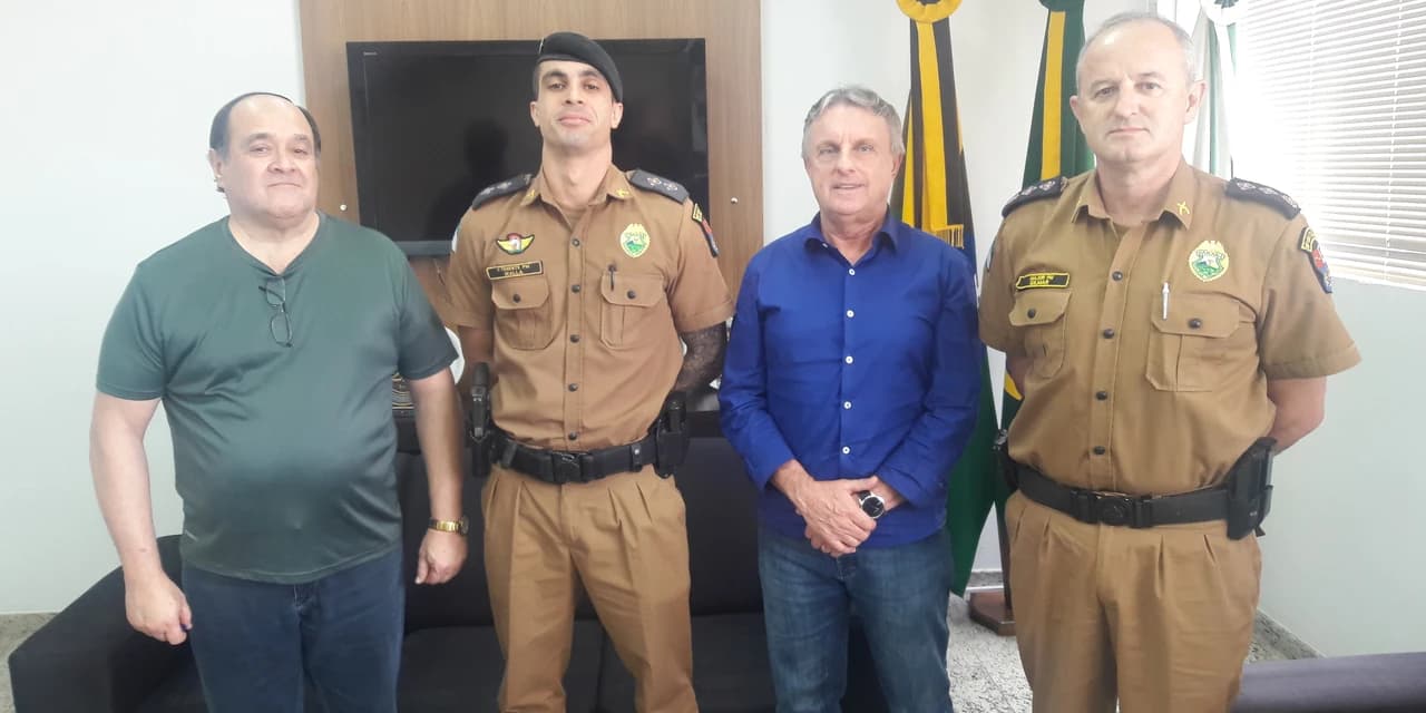 Prefeito solicita a implantação da Patrulha Rural e da P2 em Prudentópolis