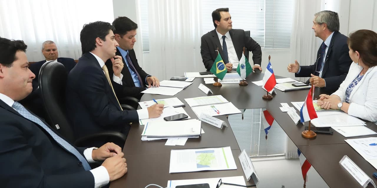 Governador apresenta a embaixadores projeto de corredor bioceânico