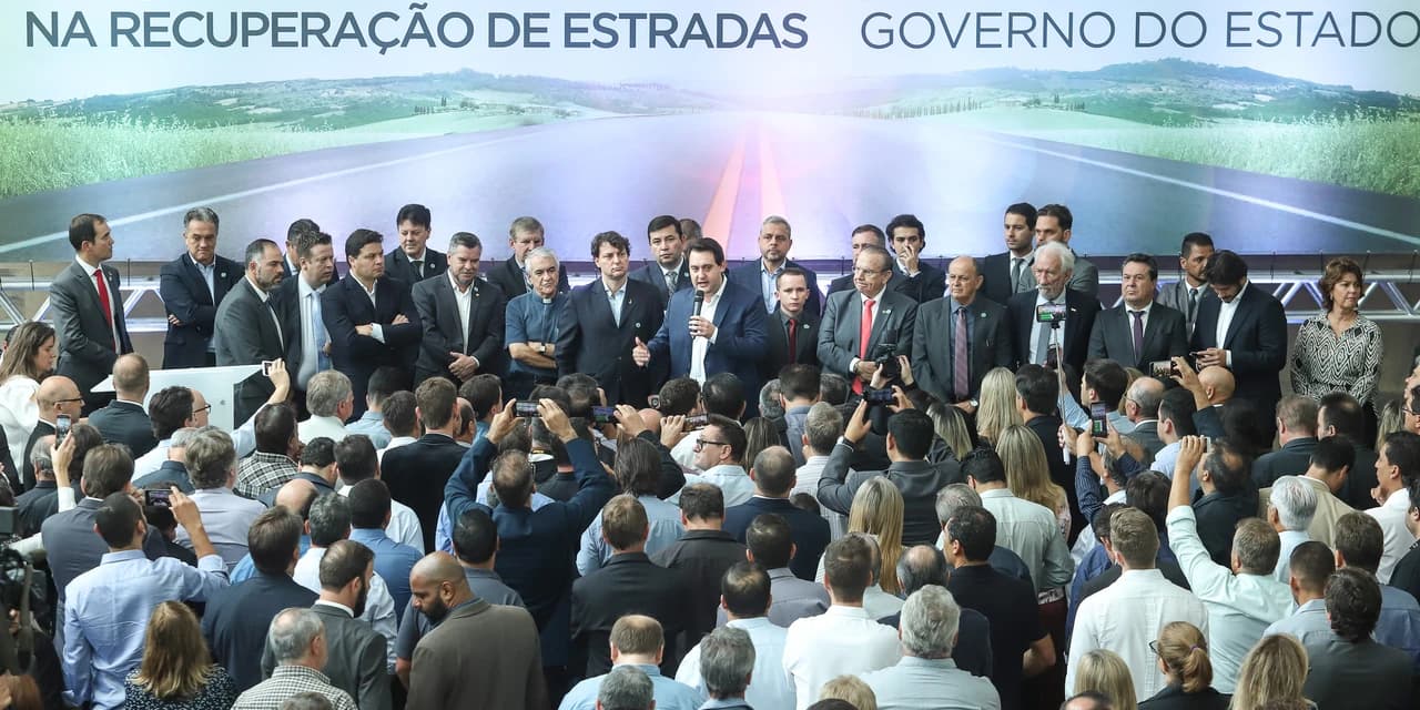 Governador anuncia R$ 2 bilhões para revitalização de rodovias