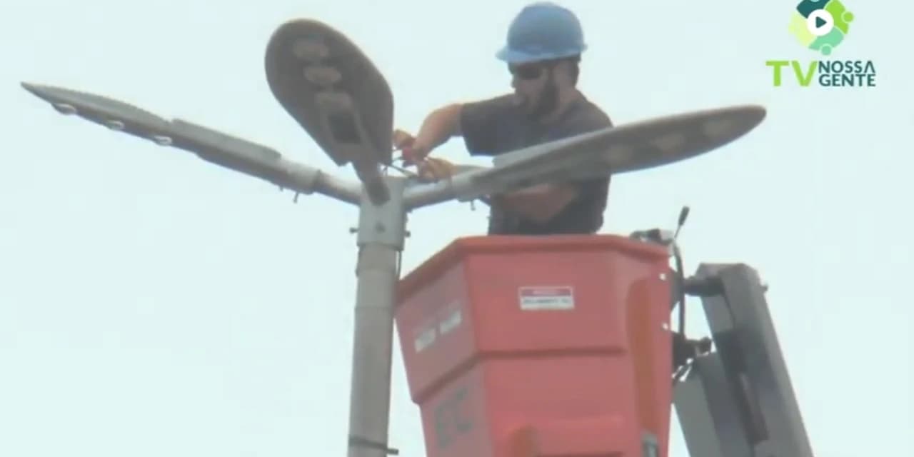 Prefeitura de Prudentópolis inicia a colocação de lâmpadas  de LED no municipio