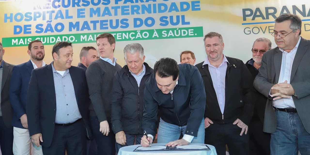 Governador autoriza obras do Hospital de São Mateus do Sul