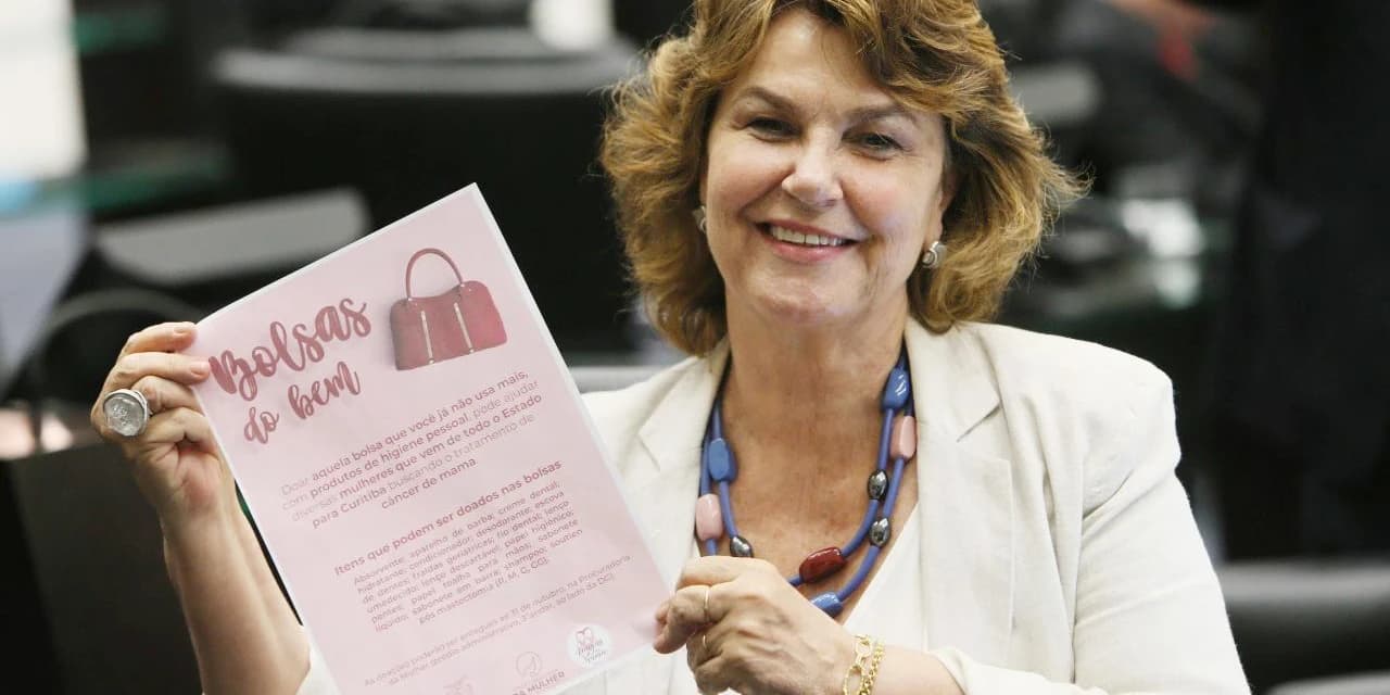 Através da Procuradoria da Mulher, Cristina Silvestri arrecada produtos de higiene pessoal para mulheres em tratamento de câncer de mama