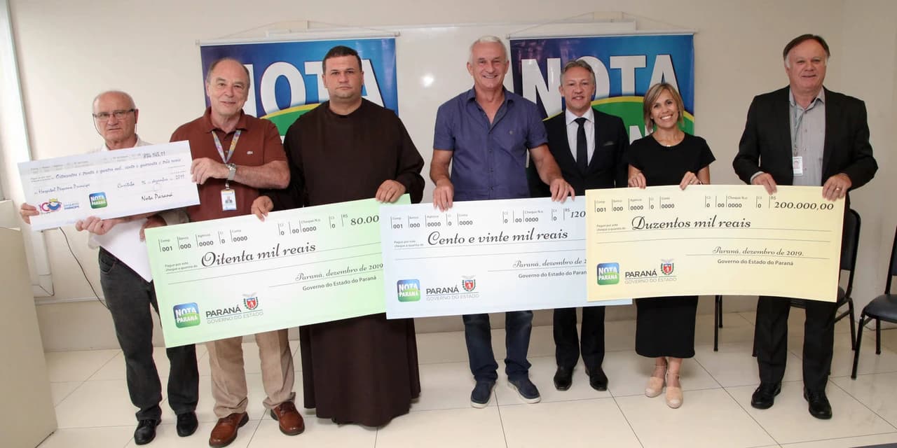 Vereador de Irati ganha R$ 120 mil no programa Nota Paraná