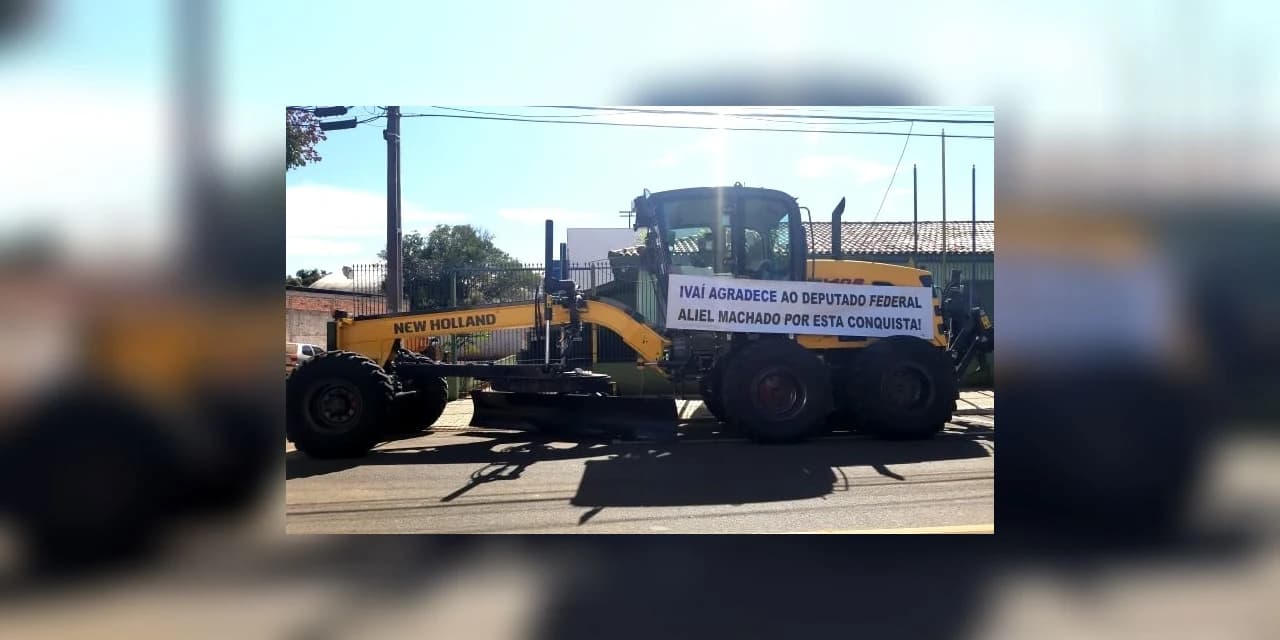 Prefeitura de Ivaí recebe patrola nova do deputado Aliel Machado.
