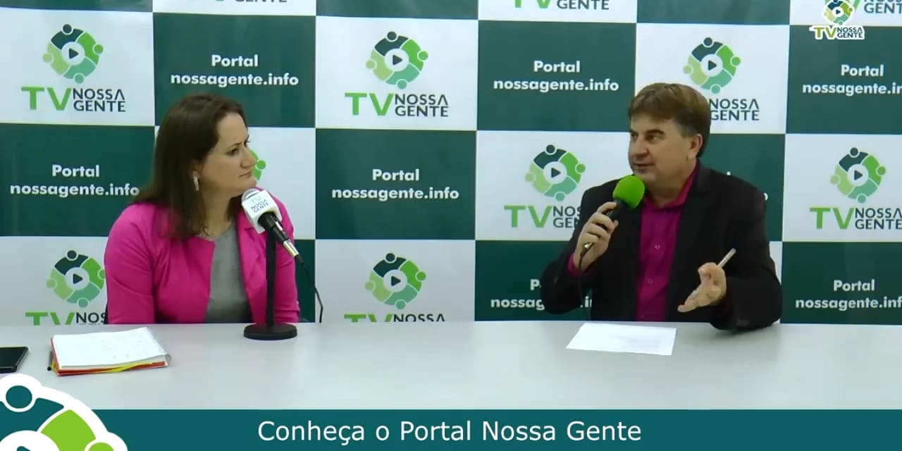 Monica Luxi presidente do Lar dos Idosos concedeu entrevista ao Portal Nossa Gente.