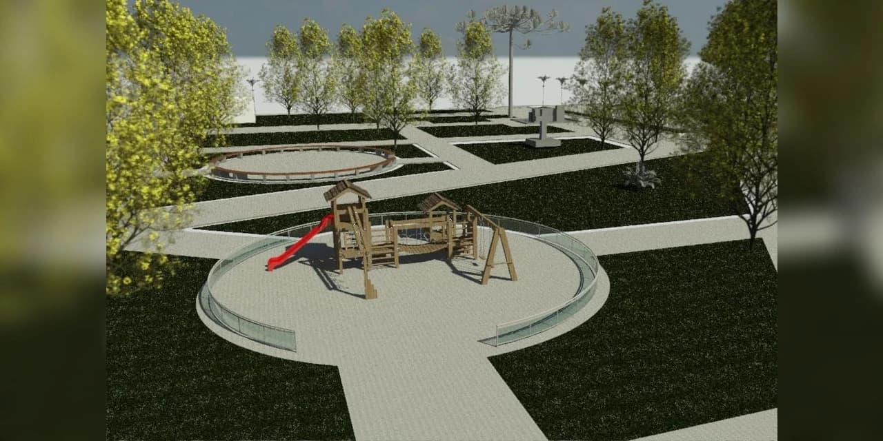 Autorizada obra para revitalização da praça da Matriz no centro de Prudentópolis.