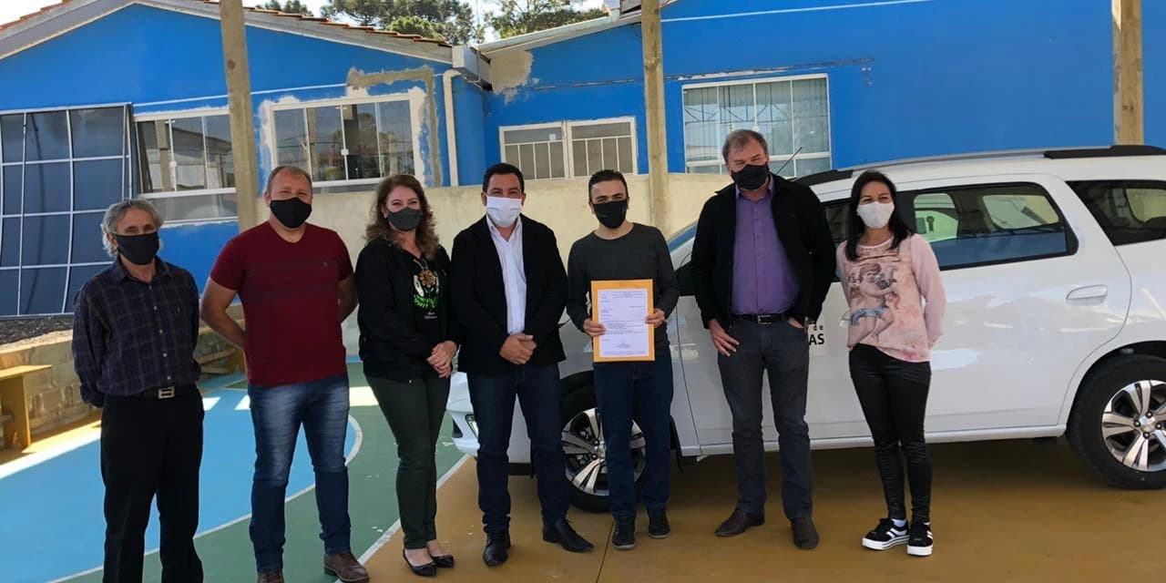 Em Rebouças, Aliel entrega equipamentos e recursos para a Saúde .