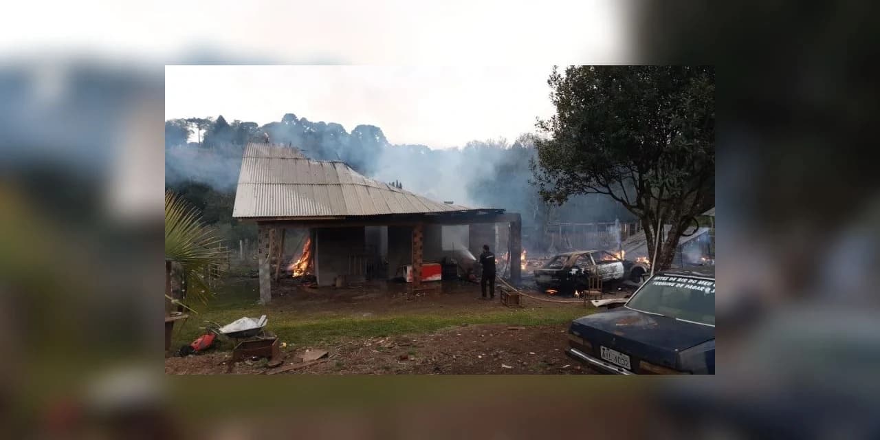 Duas crianças morrem em incêndio no interior de Turvo