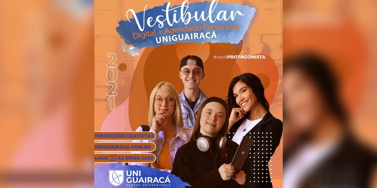 UniGuairacá em expansão: instituição lança mais de 50 novos cursos de graduação.