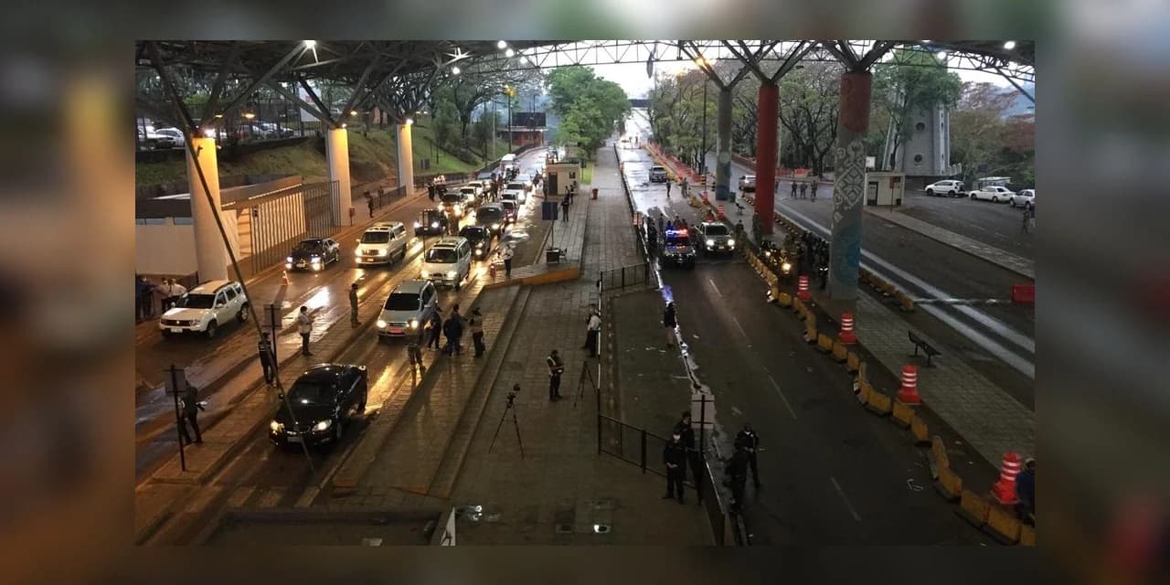 Fechada desde março por causa do coronavírus, Ponte Internacional da Amizade é reaberta em Foz do Iguaçu