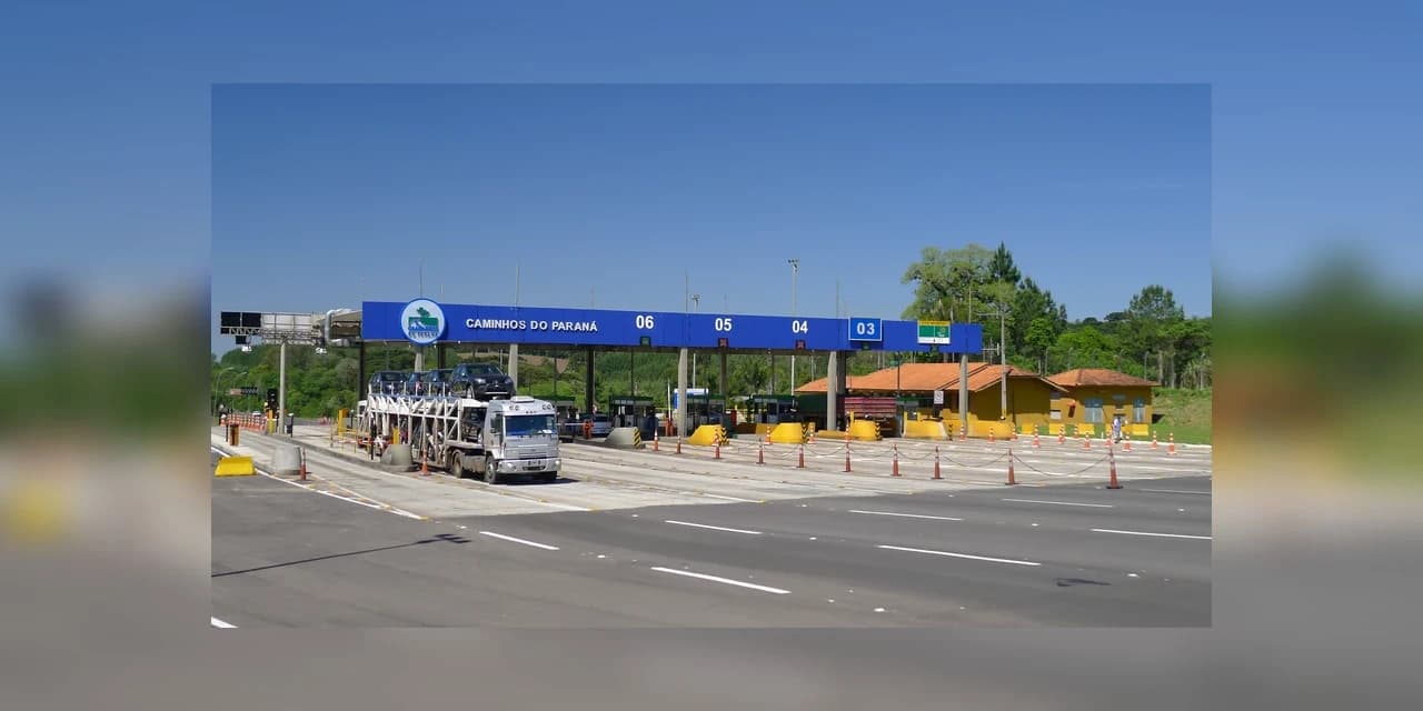 Caminhos do Paraná reajustará tarifas em suas praças de pedágio