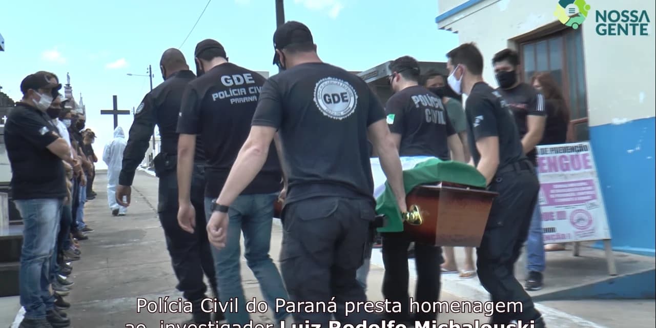 TV NOSSA GENTE: Comoção e aplausos na chegada do corpo de Luiz Rodolfo Michalouski em Prudentópolis
