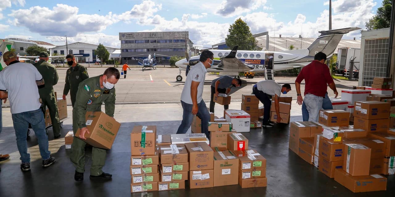 Estado envia aos municípios nova remessa de vacinas e kits intubação
