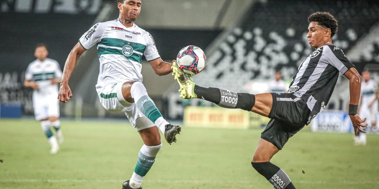 Coritiba perde para o Botafogo e sofre seu primeiro tropeço na Série B