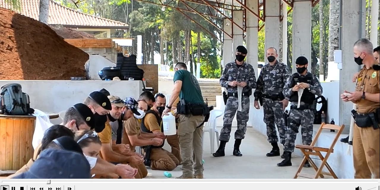 TV NOSSA GENTE: Policiais militares  participam de curso de atendimento pré-hospitalar em combate (APH)