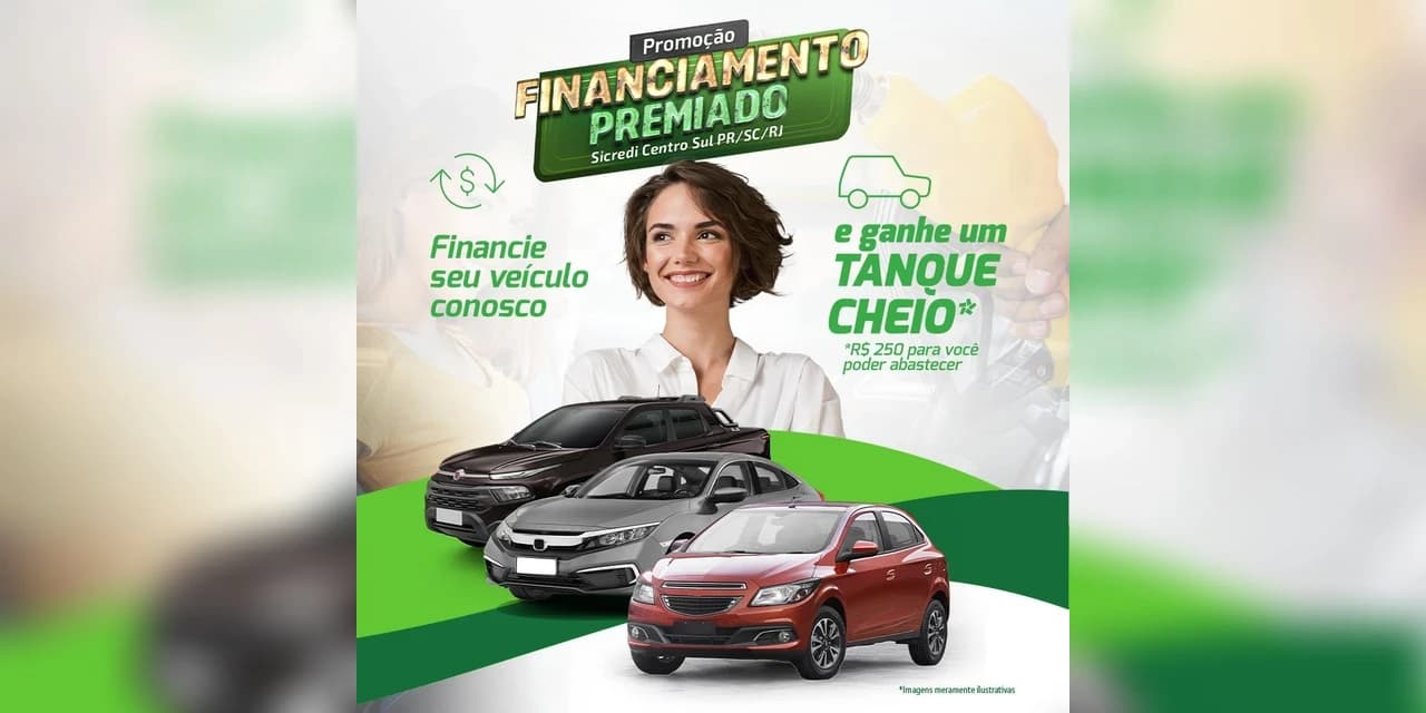 Sicredi Centro Sul PR/SC/RJ lança promoção Financiamento Premiado