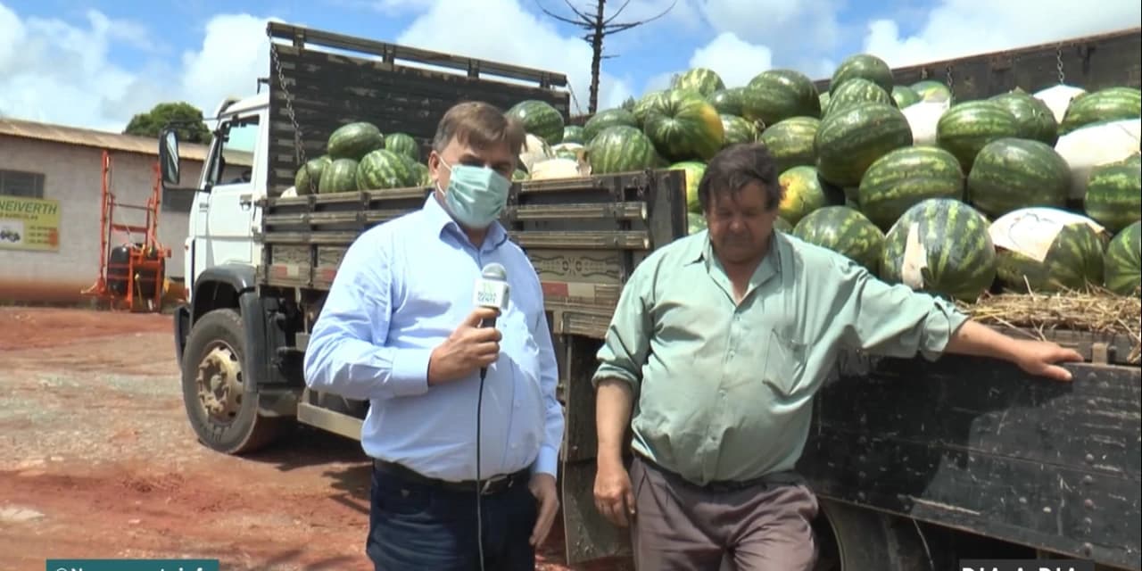 TV NOSSA GENTE: Ex prefeito de Ivaí por 3 mandatos  Jorge Sloboda diz que se sente feliz comercializando melancias na região