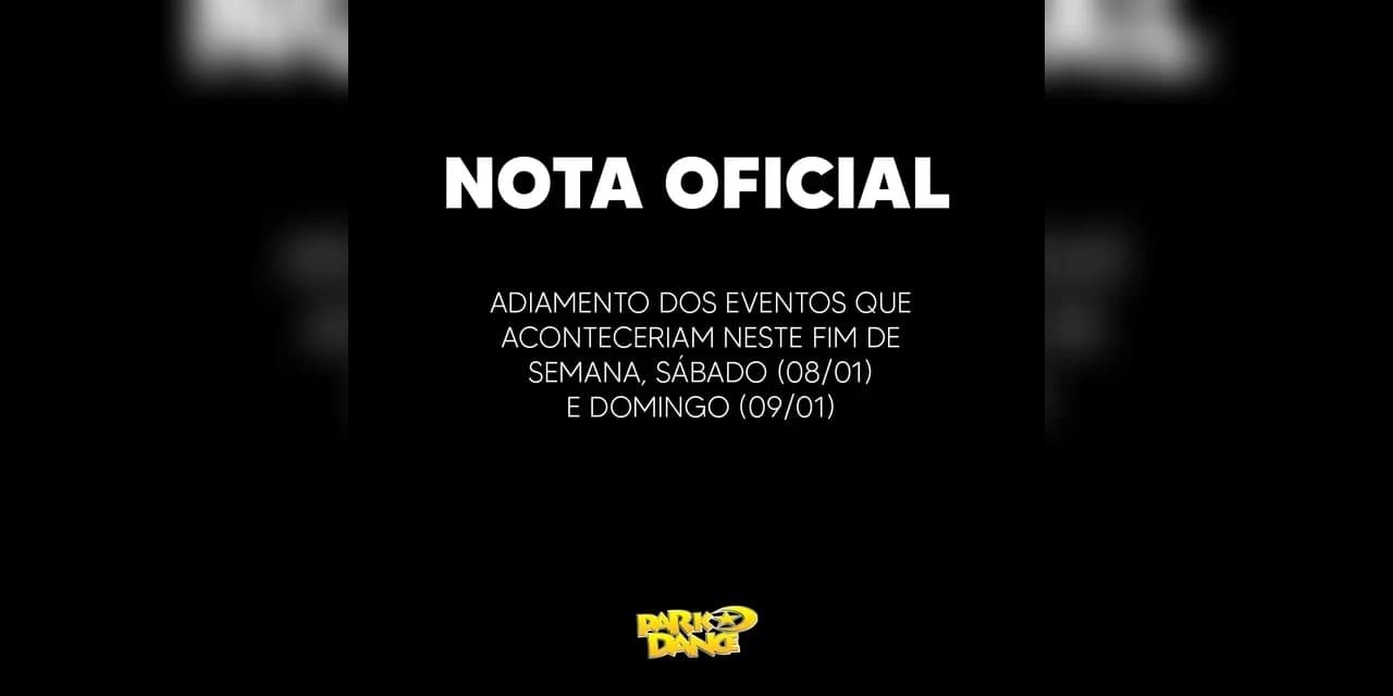 Park Dance de Irati adia eventos que ocorreriam neste fim de semana