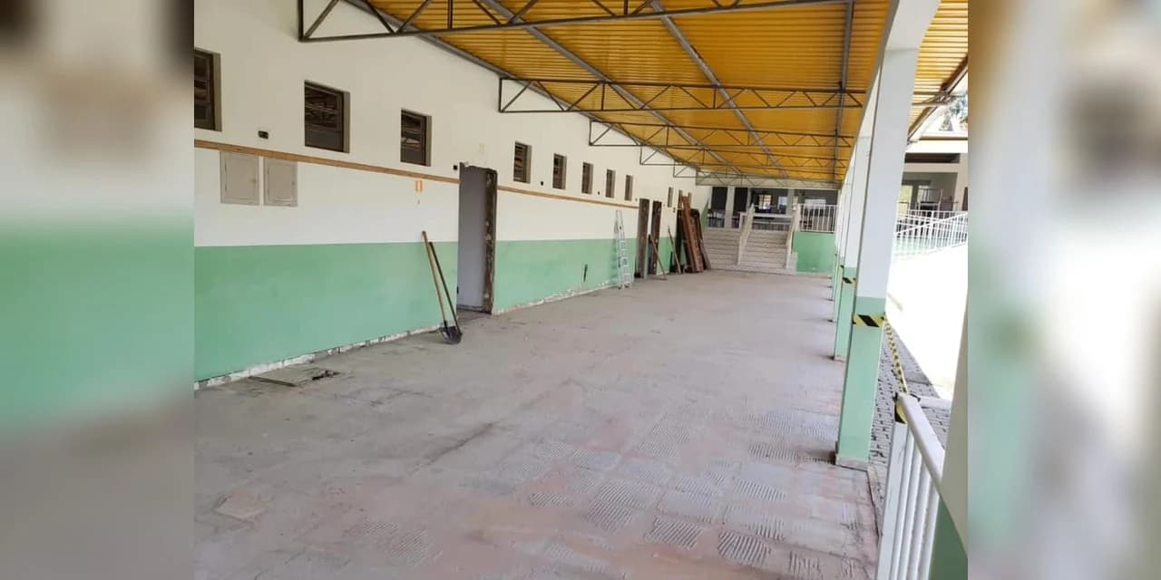 Reforma na Escola Municipal Clotilde teve início na sexta-feira (4)