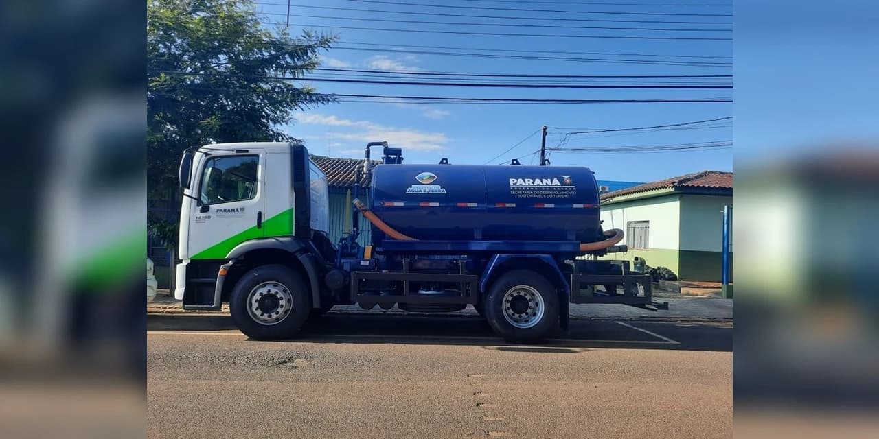 Ivaí recebe novo caminhão para demandas de saneamento