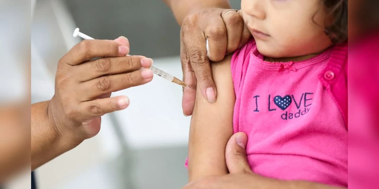 Vacinação de crianças contra sarampo e influenza começa em 4 de abril