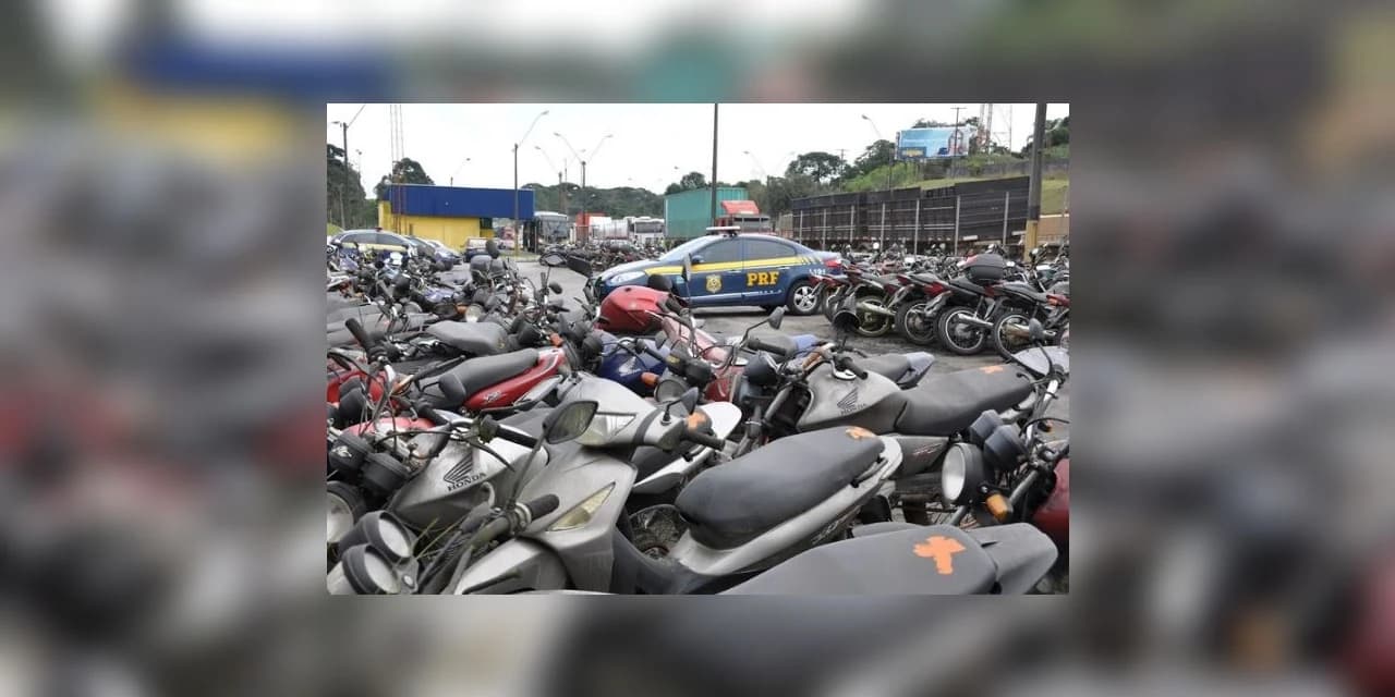 PRF realiza leilão virtual de veículos retidos no Paraná