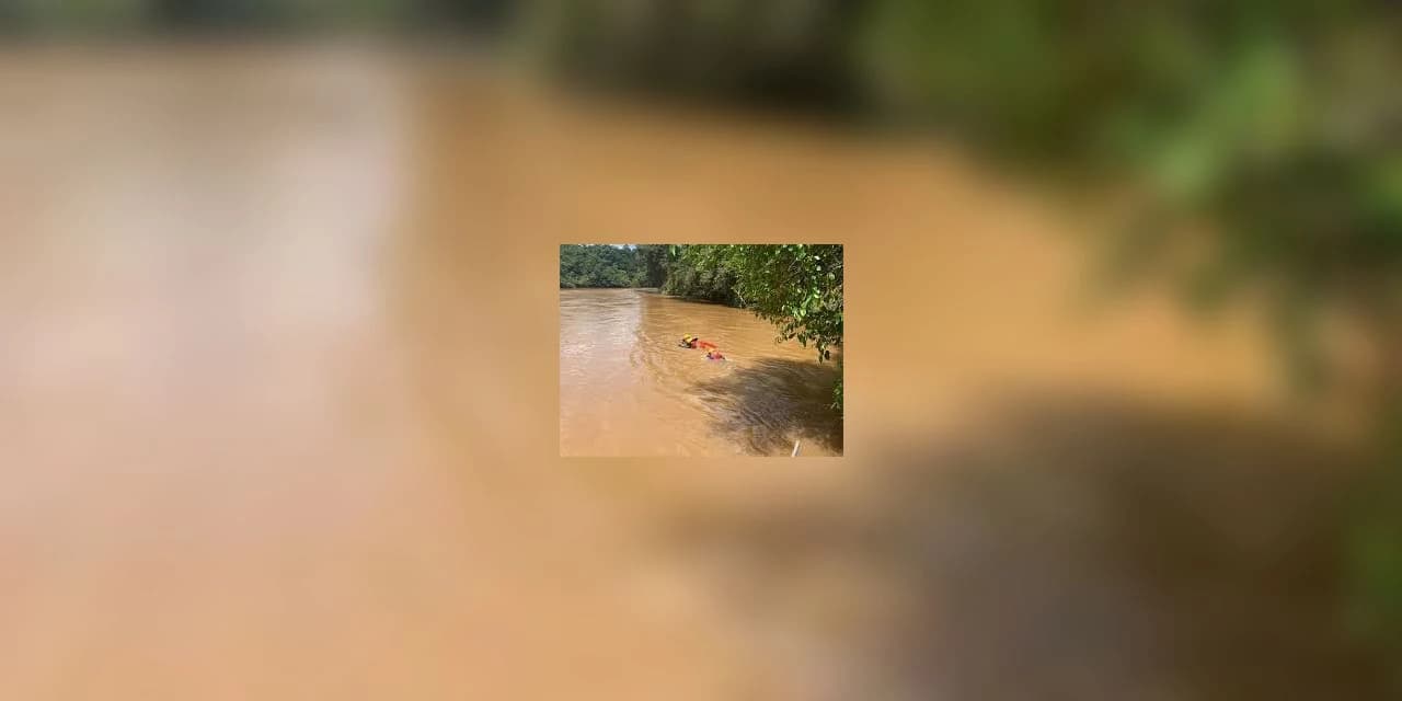 Corpo de Bombeiros vai fazer buscas por pescador que está desaparecido após cair em um  rio no município de  Rio Azul