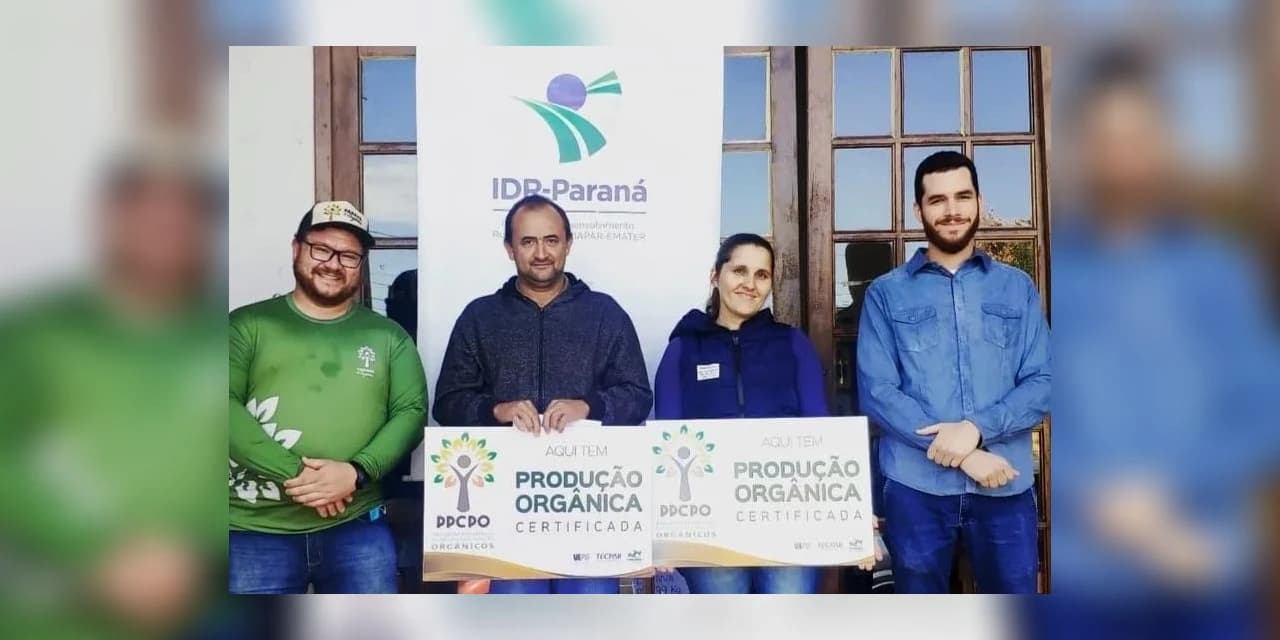 Com apoio do IDR-PR, agricultores de Ivaí conquistam certificação para produção orgânica