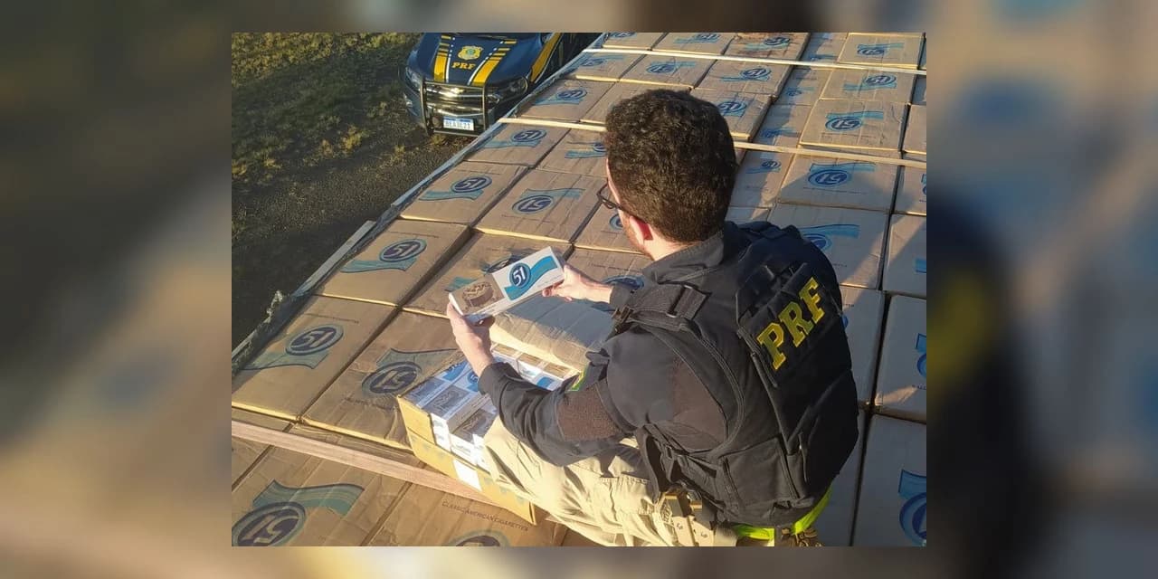 350 mil maços de cigarros foram apreendidos no Paraná