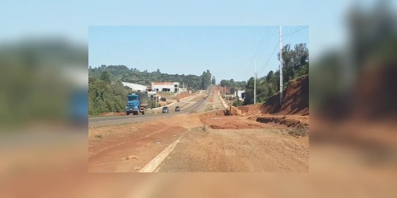 Governo do Estado retoma as obras nas marginais da PRC-466 em Pitanga