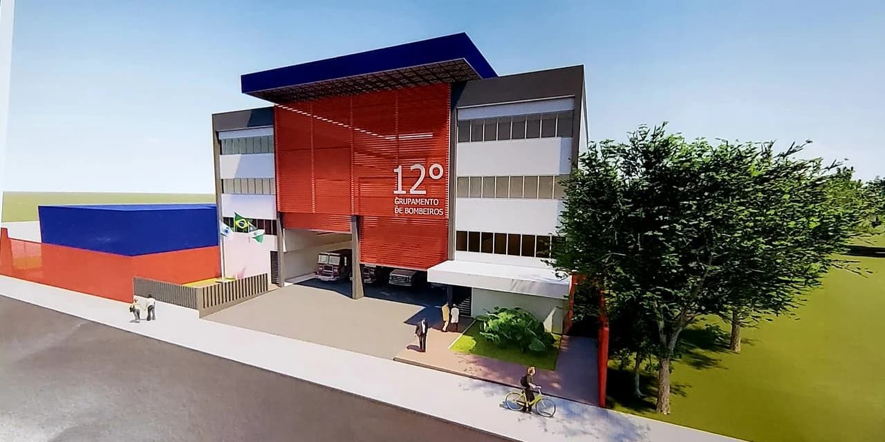 Prefeito de Guarapuava assina ordem de serviço para reforma do quartel do corpo de bombeiros