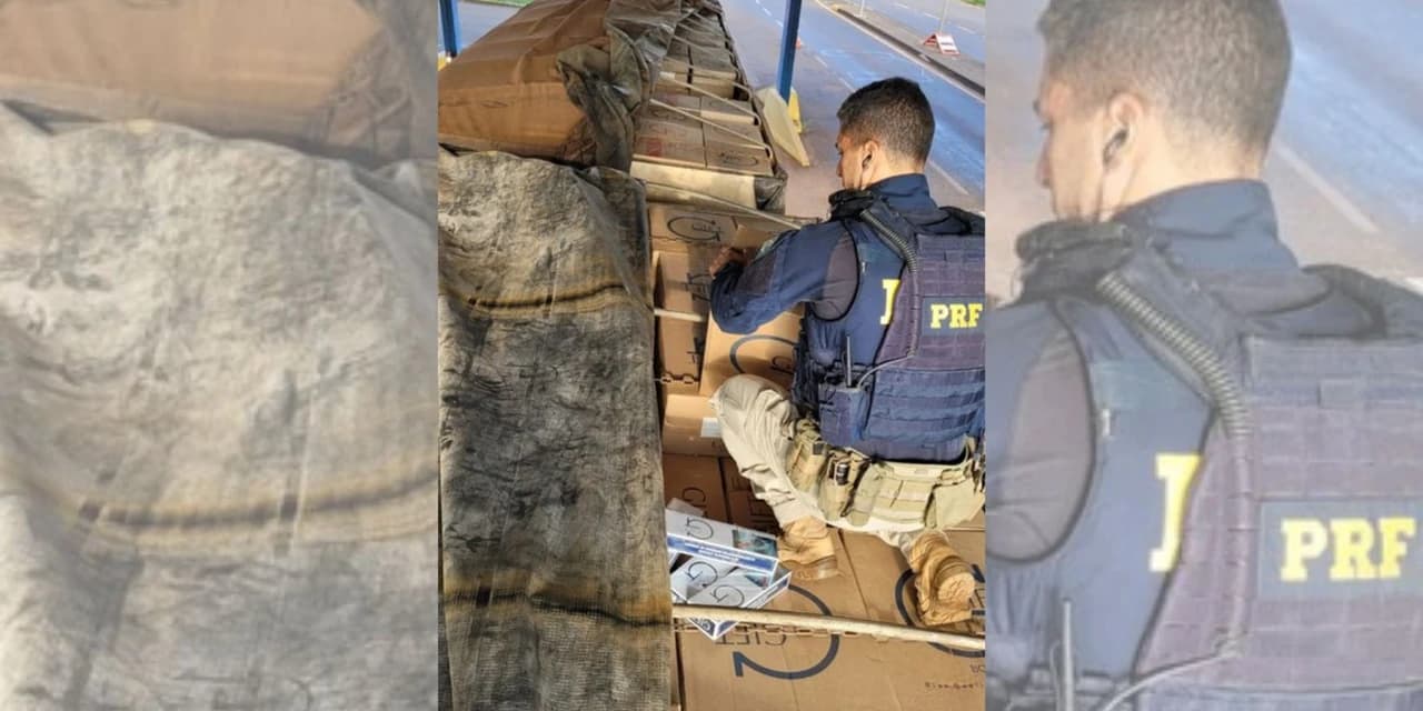 Bitrem furtado em Ponta Grossa é recuperado pela PRF com carga de cigarros