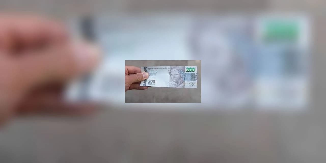 Em Pinhão entregador recebe nota de R$ 200,00 reais falsa