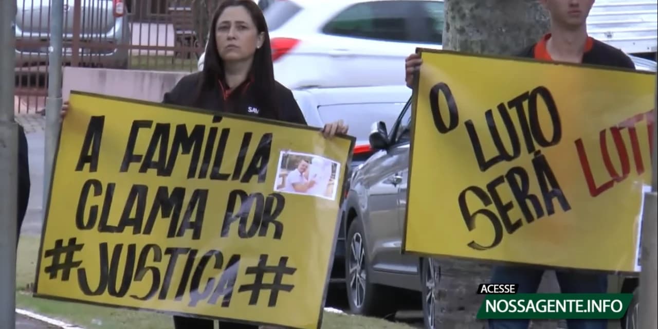 Em Prudentópolis, familiares e amigos de Ney Bender fazem manifestação pedindo justiça. VÍDEO!