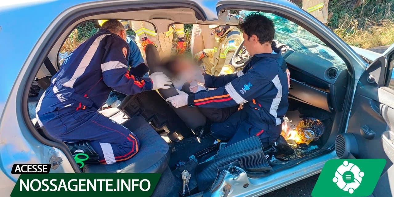 Acidente deixa uma pessoa em estado grave, na BR 277; Colisão envolveu caminhão de Prudentópolis
