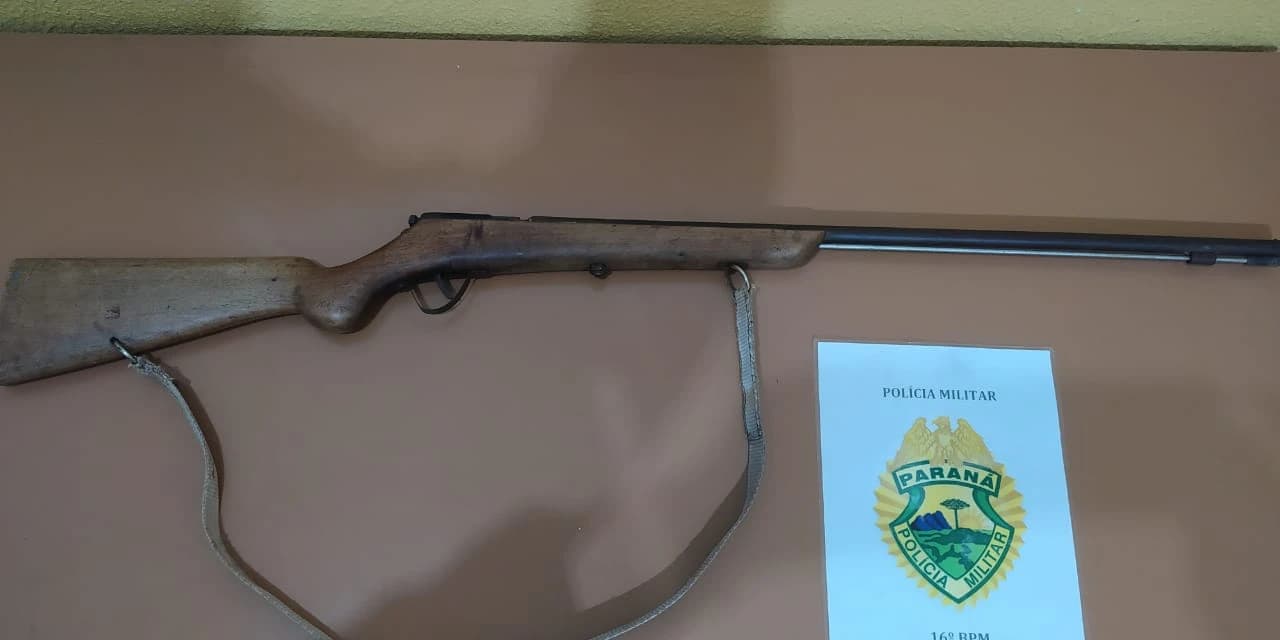 Homem é preso após agredir e ameaçar a esposa de morte no interior de Prudentópolis